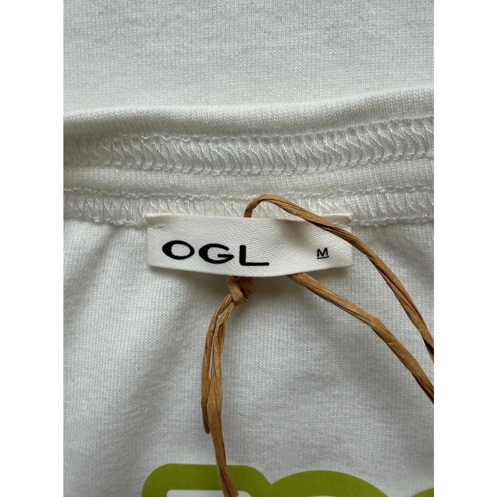 OGL White Sleeveless Crew Neck Muscle Tank Top Lyocell Blend NWT Medium - Picture 10 of 16